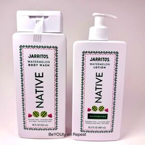 Limited Edition Native Jarritos Watermelon Body Wash Body Lotion Set NEW